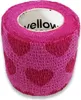 Kohäsive Binde 5cm x 4,5m rosa mit Herzen Produktbild-Vorschau 3
