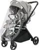 A baby stroller with a rain cover. Produktbild-Vorschau
