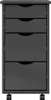 vidaXL Armadio a rotelle con cassetti MOSS Grey in legno di Anteprima dell’immagine prodotto 5