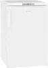 A white upright freezer with a digital display on top. Produktbild-Vorschau