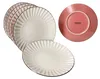 Mäser OSITA Rose Weiß 6x Kuchenteller rosa creme Steingut Produktbild-Vorschau 1