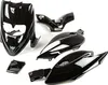 Kit carena 5 pezzi nero Str8 per gilera stalker Anteprima dell’immagine prodotto 1