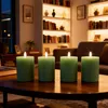 Bougies LED Relaxdays, lot de 4, H x P : 13 x 7,5 cm, Voir les images du produit 2