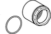 Hansa HA Ringschraube, HANSA, 59911513, M52x1, SW45, 1 Stk. Produktbild-Vorschau 3
