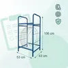 Relaxdays Reifenregal für 4 Reifen, HxBxT: 106 x 53 x 46 Produktbild-Vorschau 4