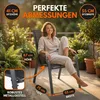 Albatros Gartenstühle 2er Set Kuba – Gartenstühle Stapelbar Produktbild-Vorschau 3