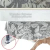 Tischdecke Wachstuch Premium Blumen Grau Robust Produktbild-Vorschau 3