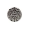 cai Single Ohrstecker 925 Silber matt rund oxidiert Tattoo Produktbild-Vorschau 2