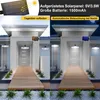 Bianco-1 pannello solare su 1 lampada-DDP LED sensore Anteprima dell’immagine prodotto 9