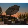 Schneider Sonnenschirm Blacklight 270/8 anthrazit 790-15 Produktbild-Vorschau 10