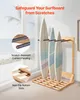 SucceBuy Support vertical pour planches de surf en bois Voir les images du produit 4