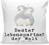 Mr. & Mrs. Panda Kuschel Kissen Pinguin Bester Produktbild-Vorschau 1