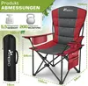 TRESKO® Campingstuhl Faltbar bis 200kg | Faltstuhl mit Produktbild-Vorschau 2