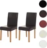 set di 2 sedie per sala da pranzo Sedia da cucina Littau ~ Anteprima dell’immagine prodotto 8