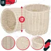 KOTARBAU® Weidenkorb zum Bepflanzen Weiß Höhe 28 cm ⌀ 33 cm Produktbild-Vorschau 5