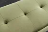 Design Sitzbank BOUTIQUE 100cm grün Samt schwarze Produktbild-Vorschau 8