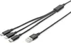 DIGITUS LAK 3in1 USBA+Lightning+MicroUSB->USBC 1m Anteprima dell’immagine prodotto 3