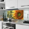 Küchenrückwand Spritzschutz Glas mit Motiv Sonnenblume Produktbild-Vorschau 2