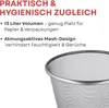 Westcott Papierkorb Mesh Silber (2er-Set) | 2 x Mülleimer Produktbild-Vorschau 2