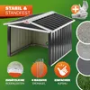 GARDEBRUK® Mähroboter Garage Metall Wetterbeständig Produktbild-Vorschau 5