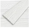 A close-up view of white wooden planks with a textured grain pattern, arranged horizontally with one plank diagonally placed on top. Produktbild-Vorschau