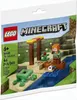 A LEGO Minecraft set called 'The Turtle Beach' is shown in its packaging. Podgląd zdjęcia produktu