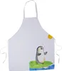 Mr. & Mrs. Panda Grillschürze Pinguin Surfer - Weiß - Produktbild-Vorschau 1
