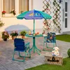 Ensemble de mobilier d'extérieur pour enfants 4 pièces avec Voir les images du produit 2