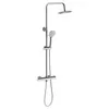 AICA Duschsystem mit Thermostat Duscharmatur Regendusche Produktbild-Vorschau 1