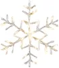 LED-Acryl-Schneeflocke 'Antarctica', 24 warm white LED, Produktbild-Vorschau 2