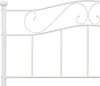 Struttura letto in metallo bianco 140×200 cm Anteprima dell’immagine prodotto 4