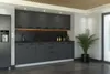 ULWEHOME | Küchenzeile 260 cm Anthrazit, Küchenmöbel-Set Produktbild-Vorschau 5