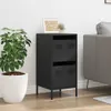 vidaXL Credenza nera 35x39x73,5 cm Acciaio laminato a Anteprima dell’immagine prodotto 3
