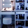 Stół jamający Vicco Isabelle Biały 140 cm z LED, taboretem Podgląd zdjęcia produktu 5