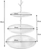 riess-ambiente Design Etagere ABSTRACT 50cm silber mit drei Produktbild-Vorschau 12