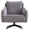 Wohnzimmer Grauer Einsitzer Luxus Lounge 1-Sitzer Designer Produktbild-Vorschau 1