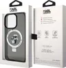 The image shows the packaging of a Karl Lagerfeld iPhone case, with the case visible through a window on the left side and product information on the right side. Produktbild-Vorschau