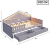 Detská posteľ Merax House Bed 90 x 200 cm s LED osvetlením Náhľad obrázku produktu 5