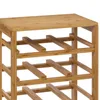 Stojak na wino bambusowy, 12 butelek, 47 cm Podgląd zdjęcia produktu 3