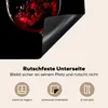 KitchenYeah© Herdabdeckplatte Rotwein - Weißwein - Glas - Produktbild-Vorschau 3