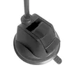 A close-up view of a black cat toy with a suction cup base and a rod extending upwards. Voir les images du produit