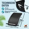 MONZANA® Riscaldamento Solare Termico Piscina 112x55x14 cm Anteprima dell’immagine prodotto 6