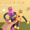 Teleskop Roboter Fidget Toys Mit Saugnapf, 4Stück Anti Produktbild-Vorschau 2