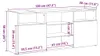 vidaXL TV-Schrank mit LED-Leuchten Betongrau 120x30x50 cm Produktbild-Vorschau 6