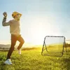 HOMCOM Fußball Rebounder Kickback Tor Rückprallwand Netz Produktbild-Vorschau 2