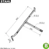 Kierownica rowerowa angielska B szerokość 620 mm stal Podgląd zdjęcia produktu 2