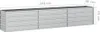 vidaXL Garten-Hochbeet 240x40x45 cm Verzinkter Stahl Silber Produktbild-Vorschau 9