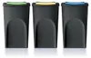 Jeu de poubelles recyclées noires 3 pièces Sorti Box Voir les images du produit 5