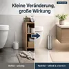 WC-Garnitur, Edelstahl, silberfarben Produktbild-Vorschau 6