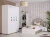 Design Kinderzimmer Komplete Bett Kindermöbel Holz Weiß Set Produktbild-Vorschau 1